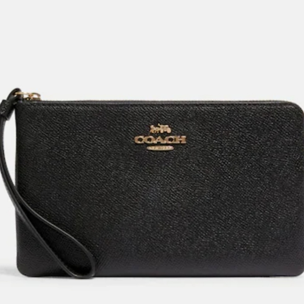 Coach Corner Zip Wristlet